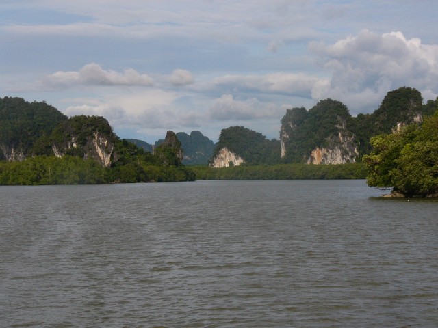 Khlong Pak Lao Estuary to big-headed ghost cave